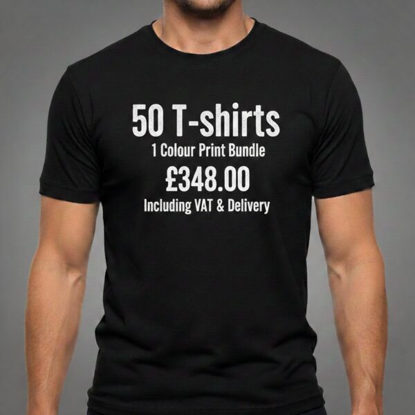 50 x  T-shirt Bundle £348.00 Thumbnail